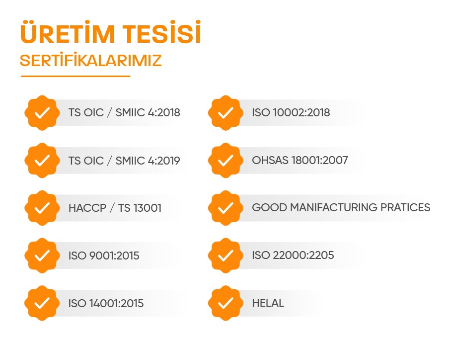 saç vitamini sertifikaları